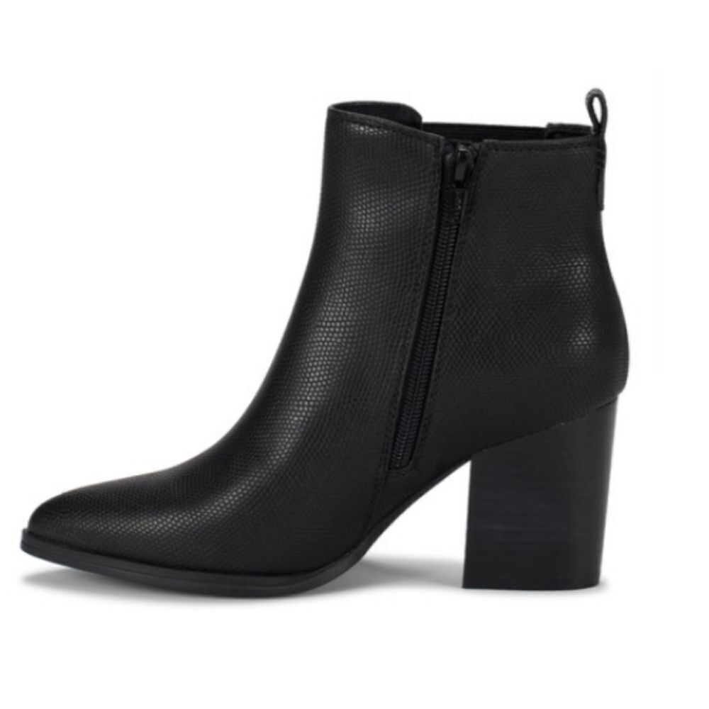 BRAND NEW MIX NO.6 SQUARE TOE SIDE ZIPPER CLOSURE BLOCK HEEL BOOT